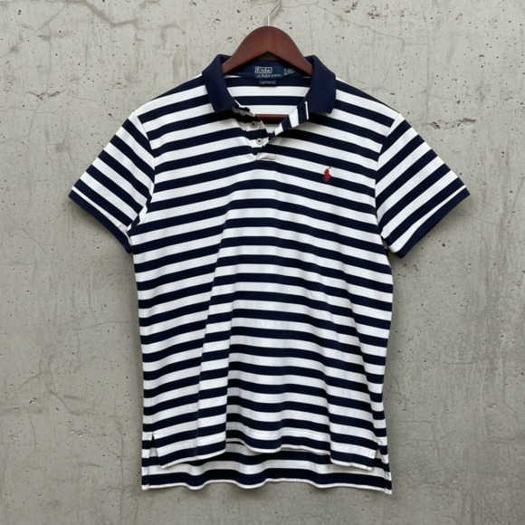 Polo Ralph Lauren Other - Polo Ralph Lauren Polo Shirt Size XL White Navy Striped